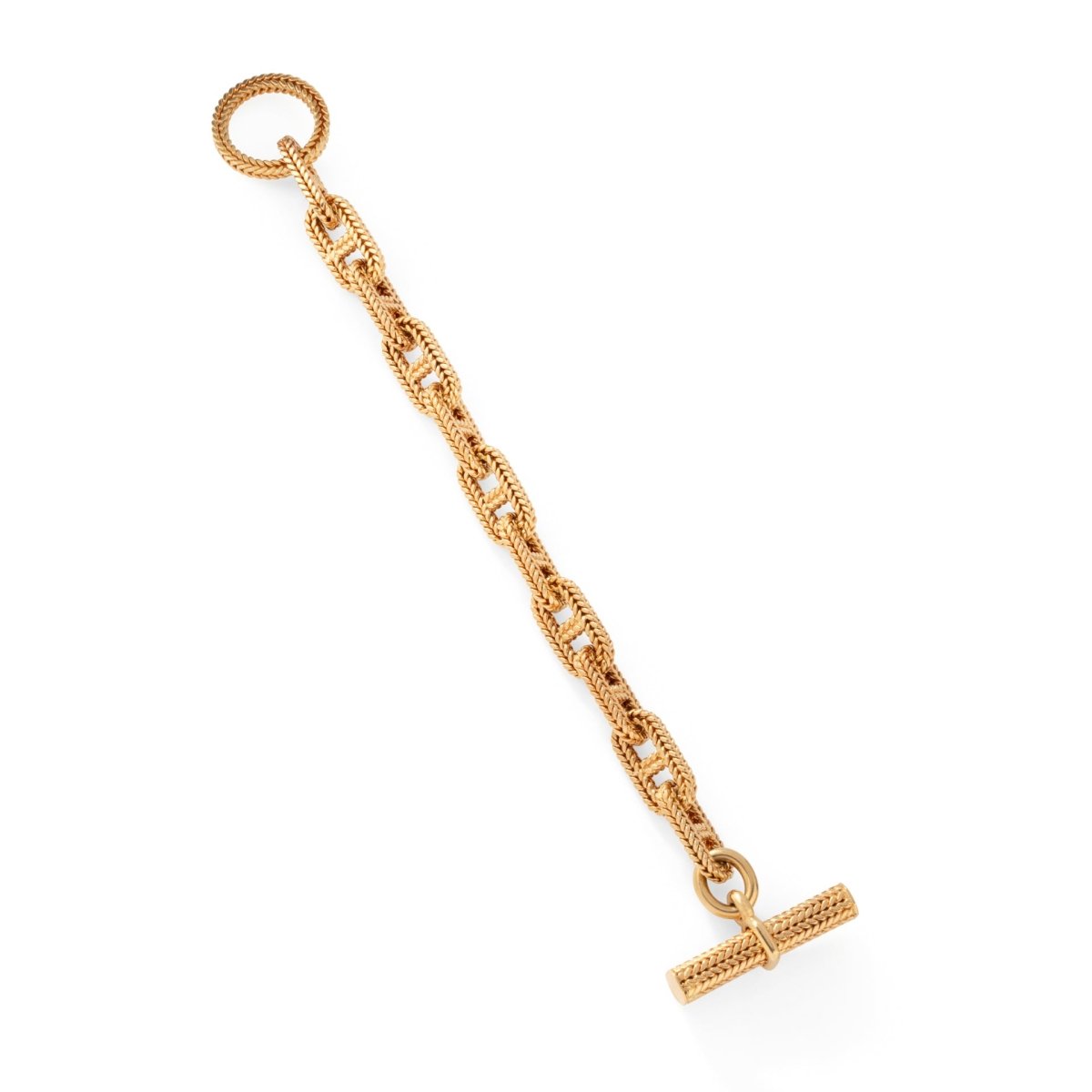 Bracelet HERMÈS "Chaîne d’ancre Vendôme" GM en or jaune - Castafiore