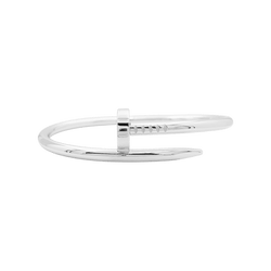 Bracelet Jonc CARTIER "Juste un Clou" en or blanc - Castafiore