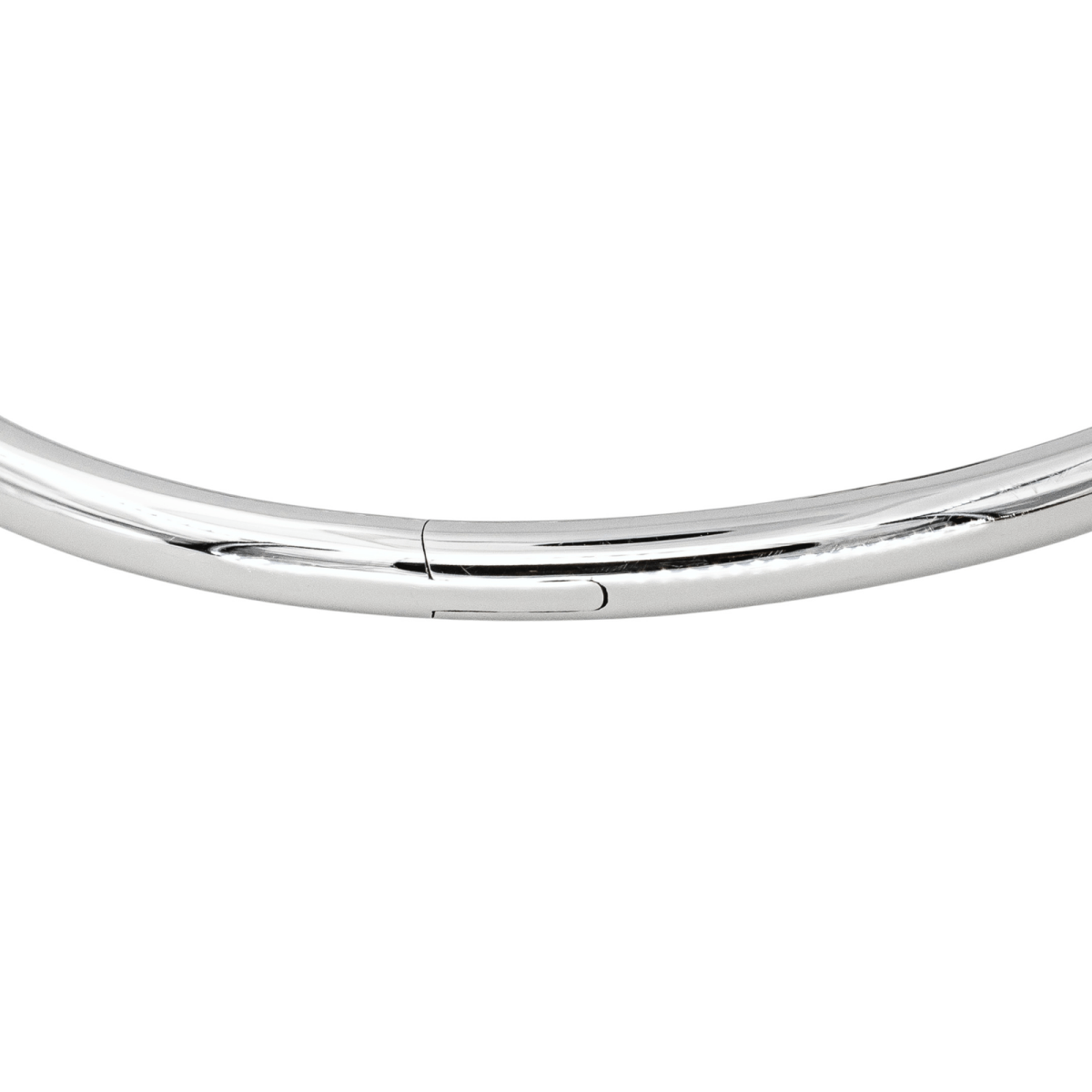 Bracelet Jonc CARTIER "Juste Un Clou" en or blanc et diamants - Castafiore