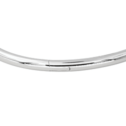 Bracelet Jonc CARTIER "Juste Un Clou" en or blanc et diamants - Castafiore