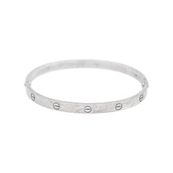 Bracelet Jonc CARTIER "Love" en or blanc - Castafiore