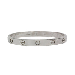 Bracelet Jonc CARTIER "Love" en or blanc - Castafiore
