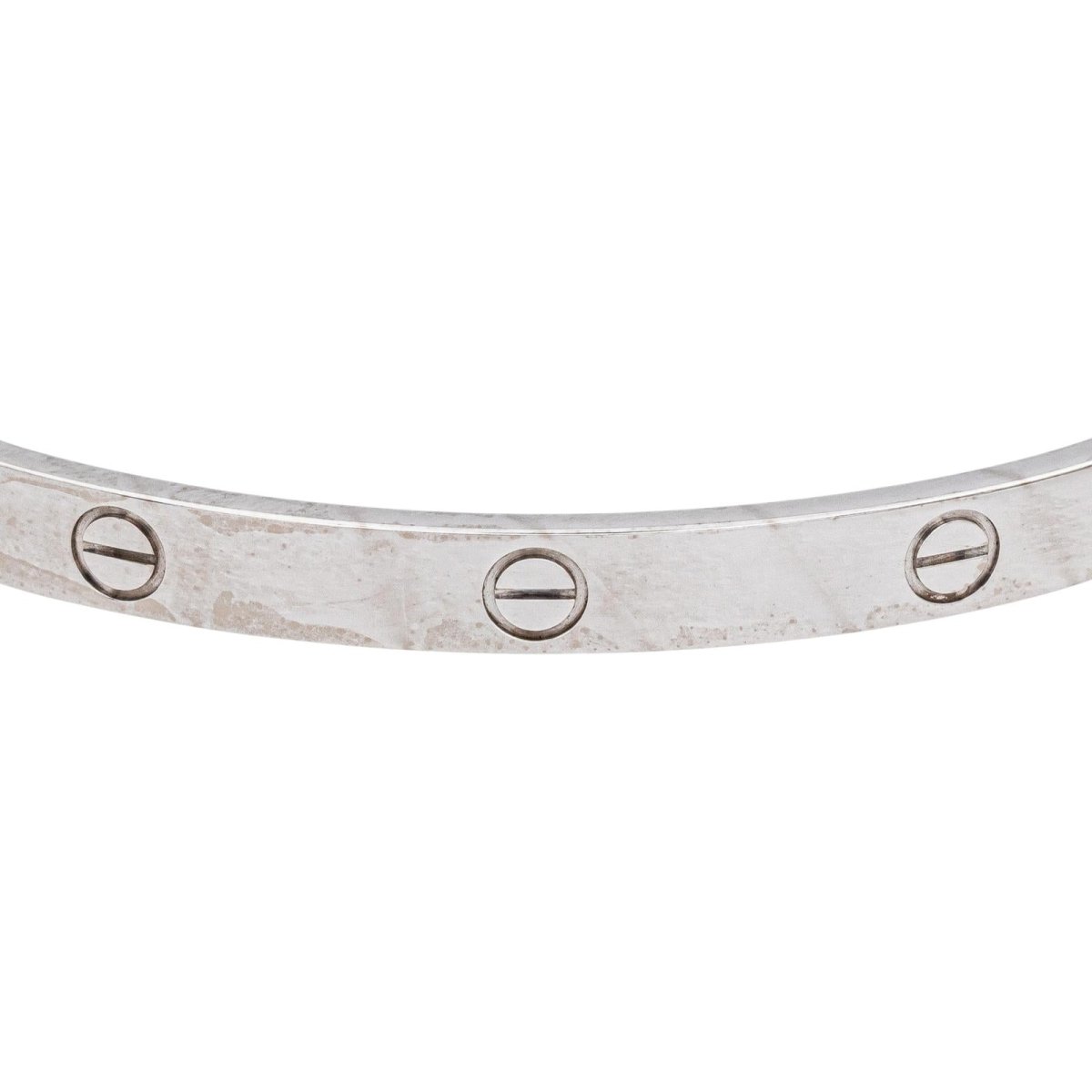 Bracelet Jonc CARTIER "Love" en or blanc - Castafiore