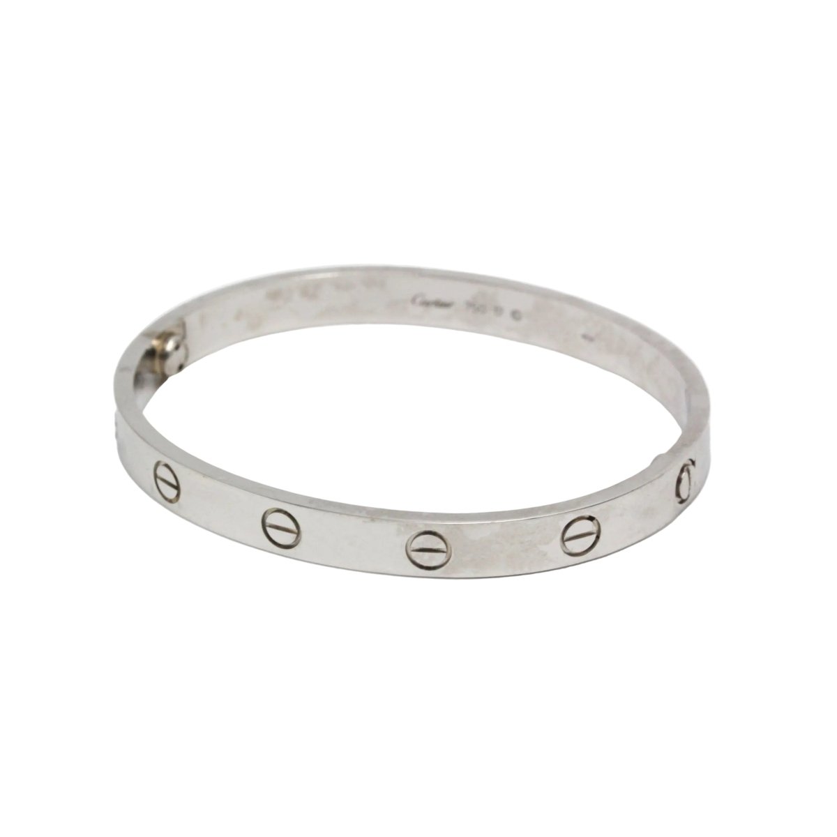 Bracelet Jonc CARTIER "Love" en or blanc - Castafiore