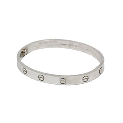 Bracelet Jonc CARTIER "Love" en or blanc - Castafiore