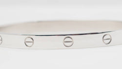 Bracelet Jonc CARTIER "Love" en or blanc - Castafiore