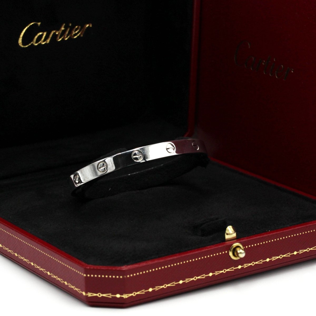 Bracelet Jonc CARTIER "Love" en or blanc - Castafiore