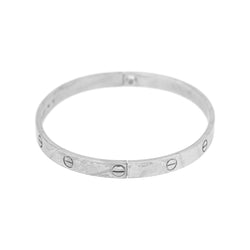 Bracelet Jonc CARTIER "Love" en or blanc - Castafiore