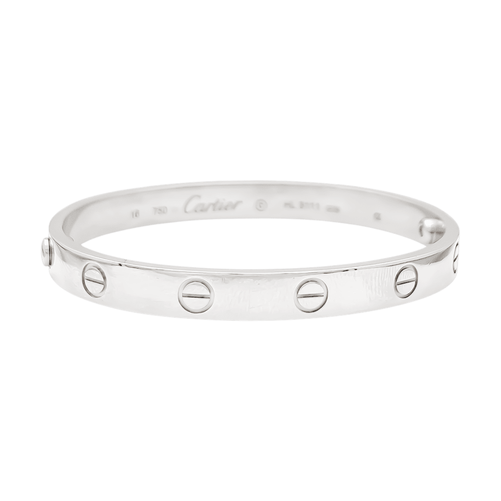Bracelet Jonc CARTIER "Love" en or blanc - Castafiore