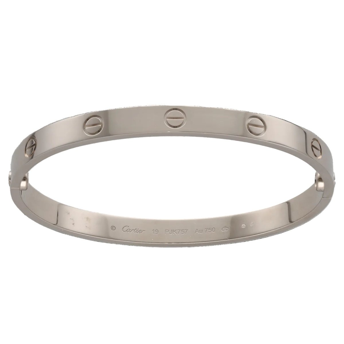 Bracelet Jonc CARTIER "Love" en or blanc - Castafiore