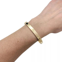 Bracelet Jonc CARTIER "Love" en or jaune - Castafiore