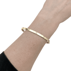 Bracelet Jonc CARTIER "Love" en or jaune et diamants - Castafiore