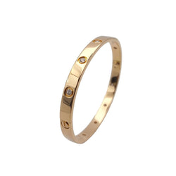 Bracelet Jonc CARTIER "Love" en or jaune et diamants - Castafiore