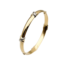 Bracelet Jonc CARTIER "Trinity" en or jaune, or blanc et or rose - Castafiore
