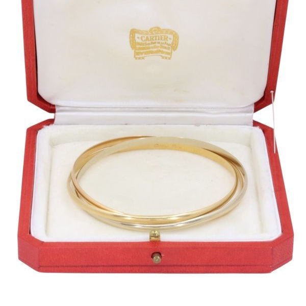 Bracelet Jonc CARTIER "Trinity" en or jaune, or blanc et or rose - Castafiore