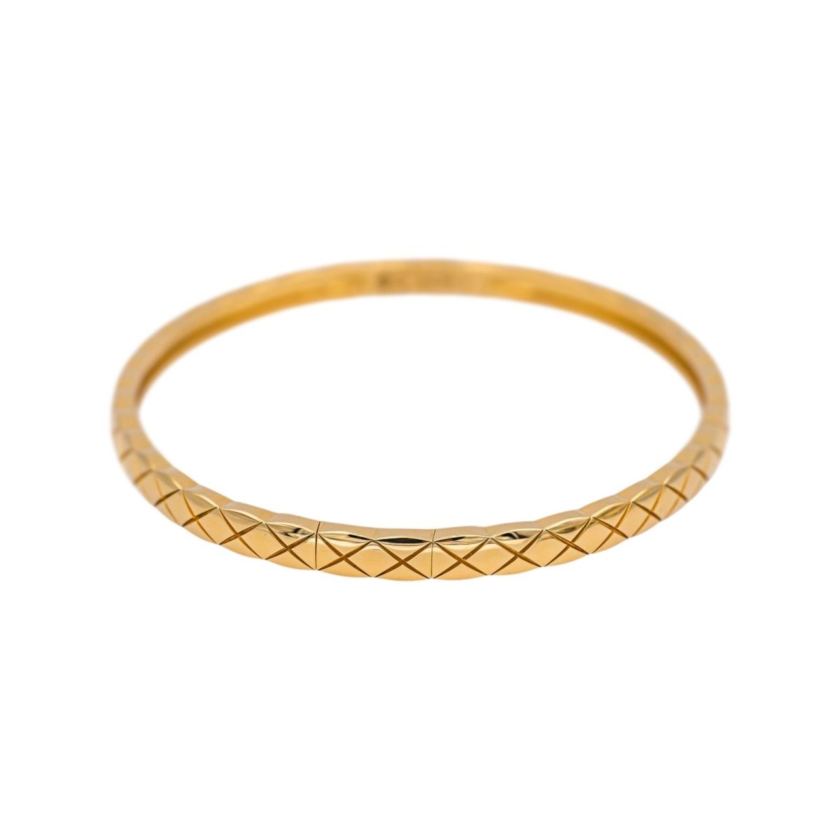 Bracelet Jonc CHANEL "Coco Crush" en or jaune - Castafiore