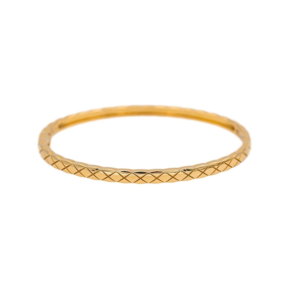 Bracelet Jonc CHANEL "Coco Crush" en or jaune - Castafiore