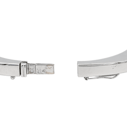 Bracelet Jonc en or blanc et diamant - Castafiore