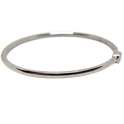 Bracelet Jonc en or blanc et diamants - Castafiore
