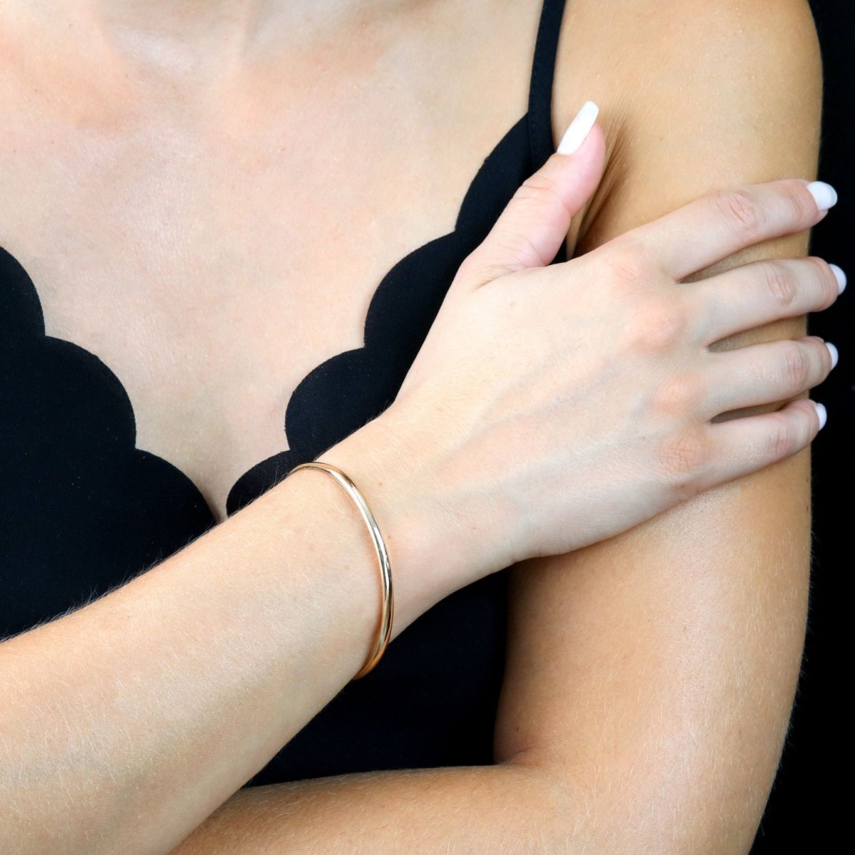 Bracelet Jonc en or jaune - Castafiore