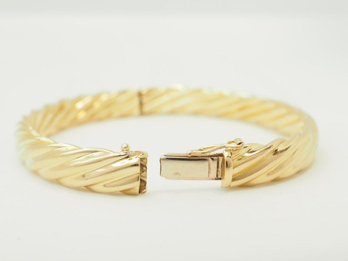 Bracelet Jonc en or jaune - Castafiore