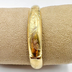 Bracelet jonc en or jaune - Castafiore