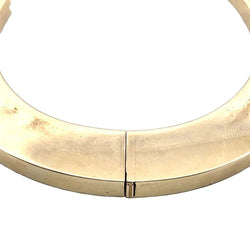 Bracelet Jonc en or jaune, lapis - lazuli et diamants - Castafiore