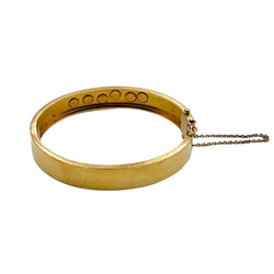 Bracelet Jonc en or rose et perles - Castafiore