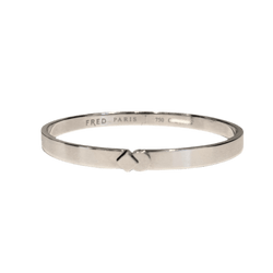 Bracelet Jonc FRED en or blanc - Castafiore