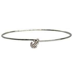Bracelet Jonc FRED "Fred For Kate Moss" en or blanc et diamants - Castafiore