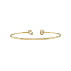 Bracelet Jonc MESSIKA "Flex Toi & Moi My Twin" en or jaune et diamants - Castafiore