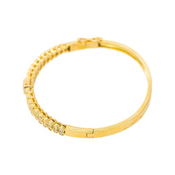 Bracelet Jonc Or jaune Diamant - Castafiore
