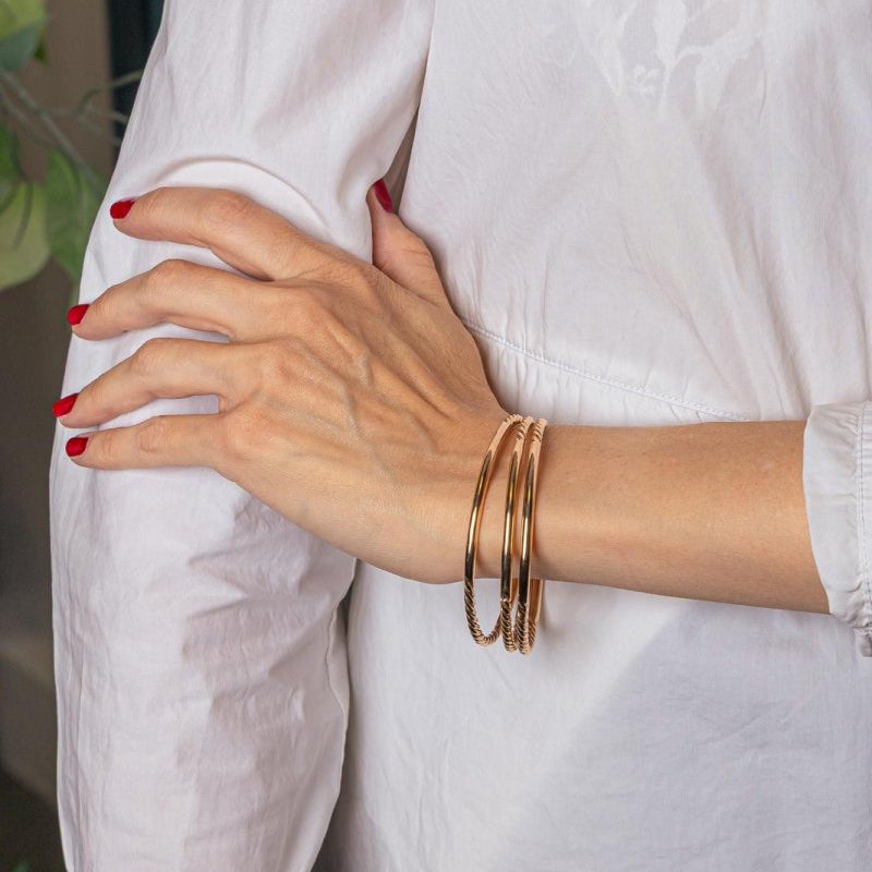 Bracelet Jonc Or rose - Castafiore