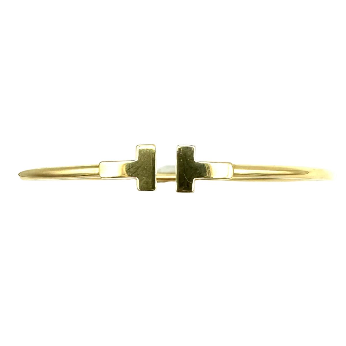 Bracelet Jonc TIFFANY & CO. "Tiffany T" en or jaune - Castafiore
