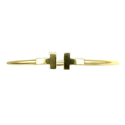 Bracelet Jonc TIFFANY & CO. "Tiffany T" en or jaune - Castafiore