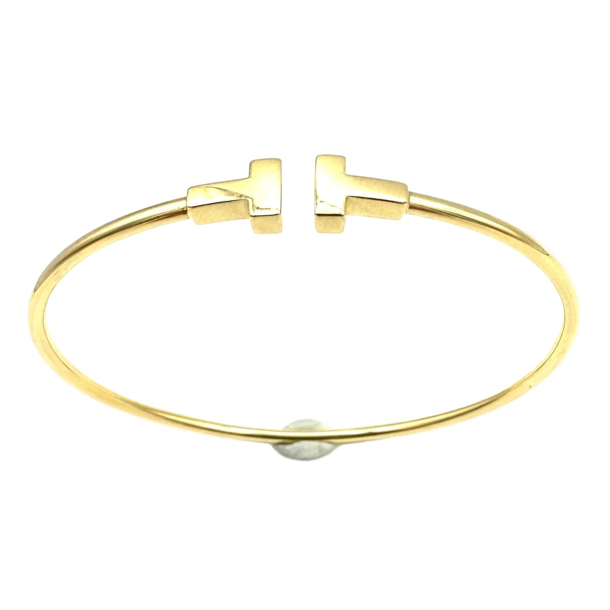 Bracelet Jonc TIFFANY & CO. "Tiffany T" en or jaune - Castafiore