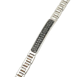 Bracelet Ligne BARAKA en or blanc et diamants - Castafiore