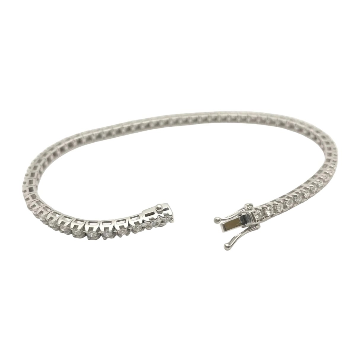Bracelet Ligne en or blanc et diamants - Castafiore