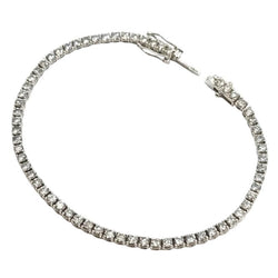 Bracelet Ligne en or blanc et diamants - Castafiore