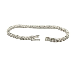 Bracelet Ligne en or blanc et diamants - Castafiore