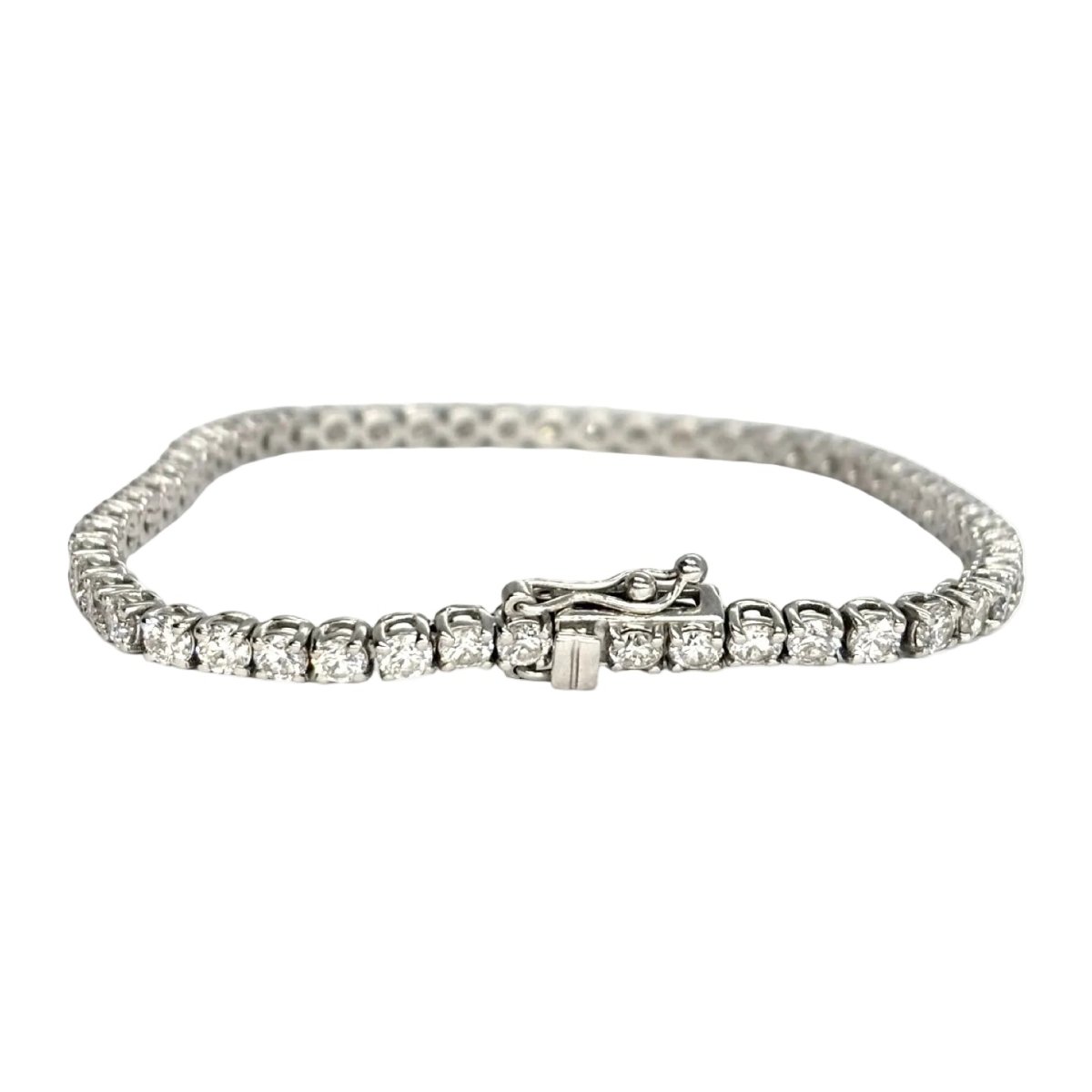 Bracelet Ligne en or blanc et diamants - Castafiore