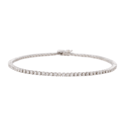 Bracelet Ligne en or blanc et diamants - Castafiore