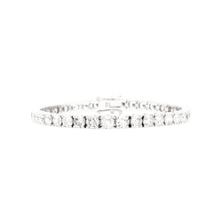 Bracelet Ligne en or blanc et diamants - Castafiore