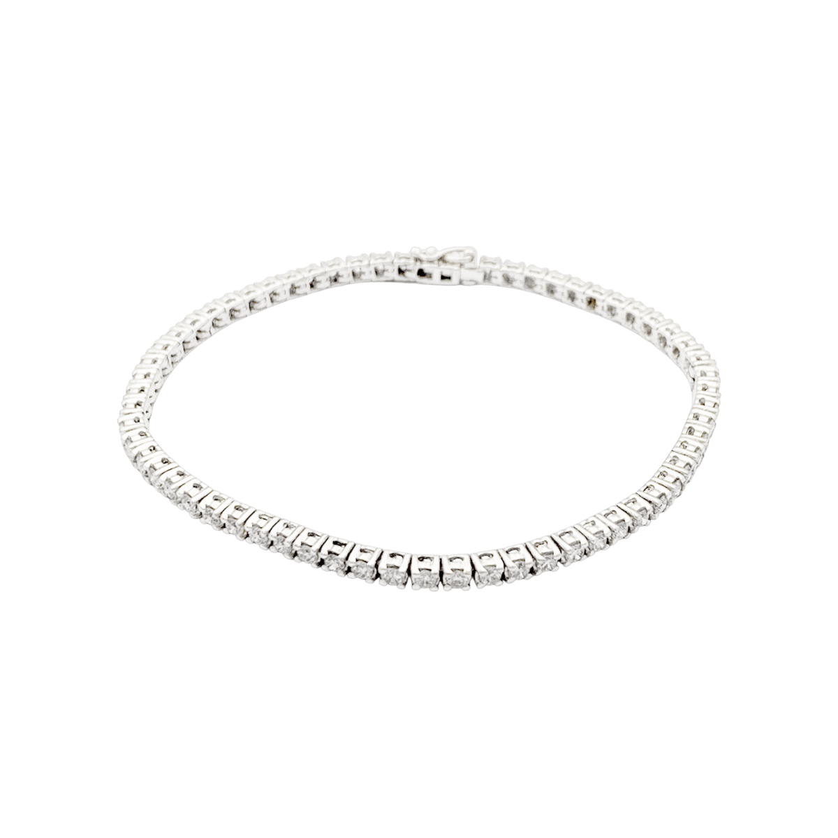 Bracelet Ligne en or blanc et diamants - Castafiore