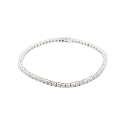 Bracelet Ligne en or blanc et diamants - Castafiore