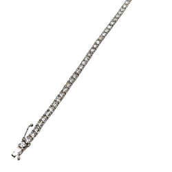 Bracelet Ligne en or blanc et diamants - Castafiore