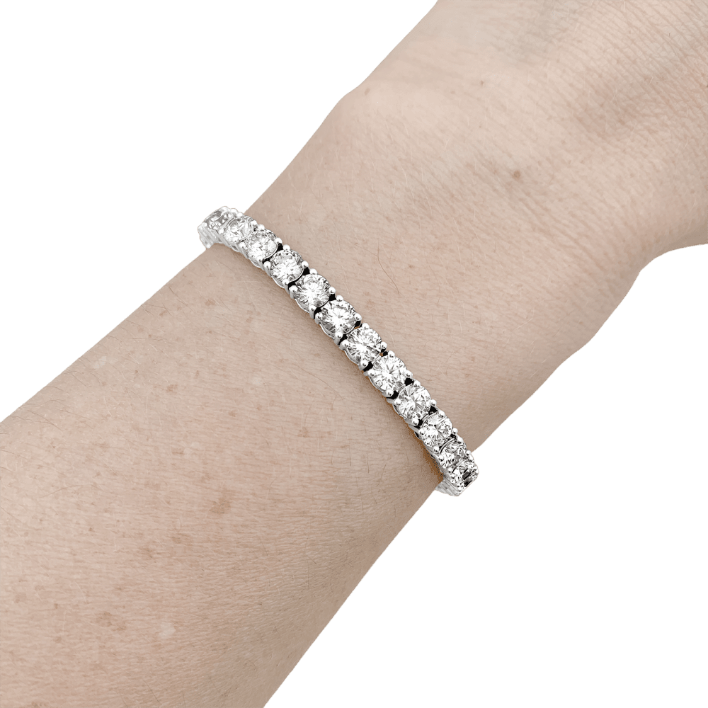 Bracelet Ligne en or blanc et diamants - Castafiore