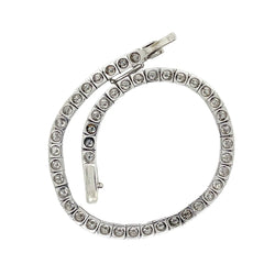 Bracelet Ligne en or blanc et diamants - Castafiore