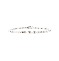 Bracelet Ligne en or blanc et diamants - Castafiore