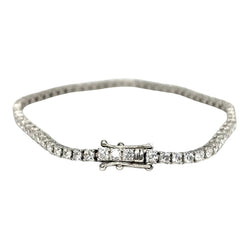Bracelet Ligne en or blanc et diamants - Castafiore